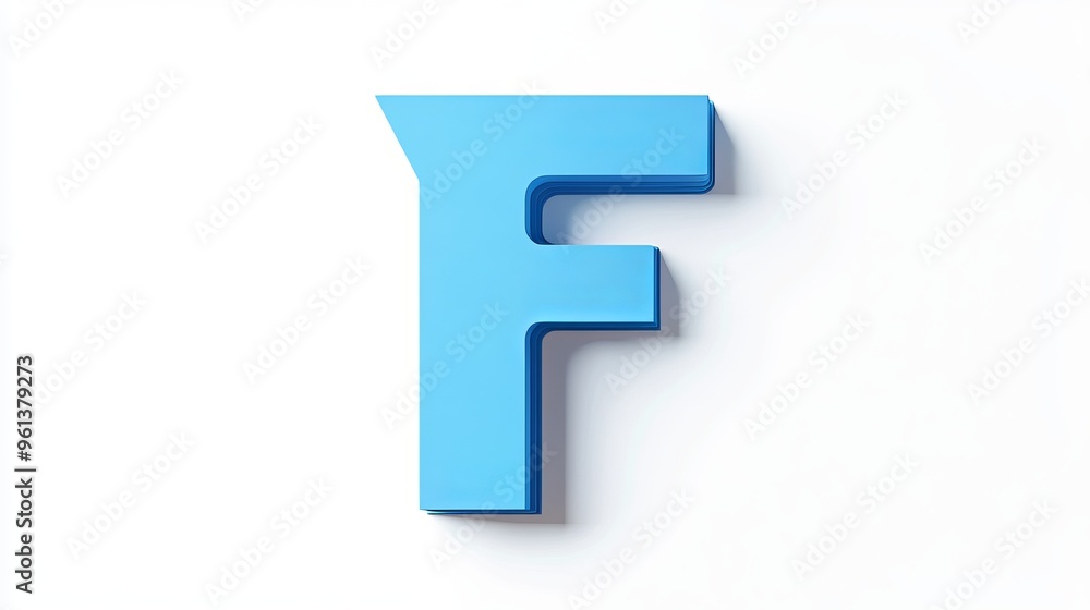 3D model of the letter 3D model of the letter