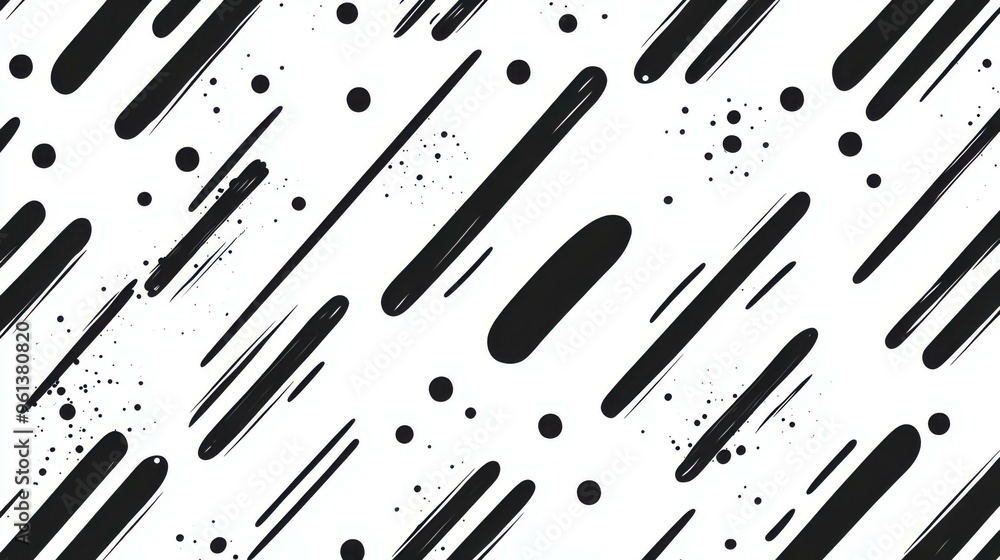 Explore a chic black dash line pattern on a crisp white backdrop, perfect for adding a modern touch to any design. Explore a chic black dash line pattern on a crisp white backdrop, perfect for adding a modern touch to any design.