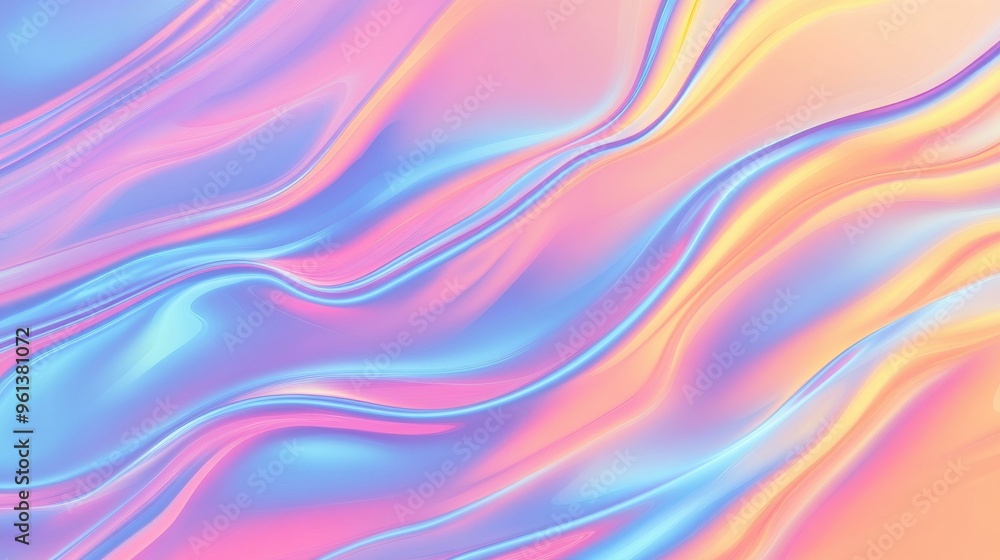 Experience a vivid and surreal world with this abstract trippy background, featuring distorted holographic chrome patterns. Experience a vivid and surreal world with this abstract trippy background, featuring distorted holographic chrome patterns.