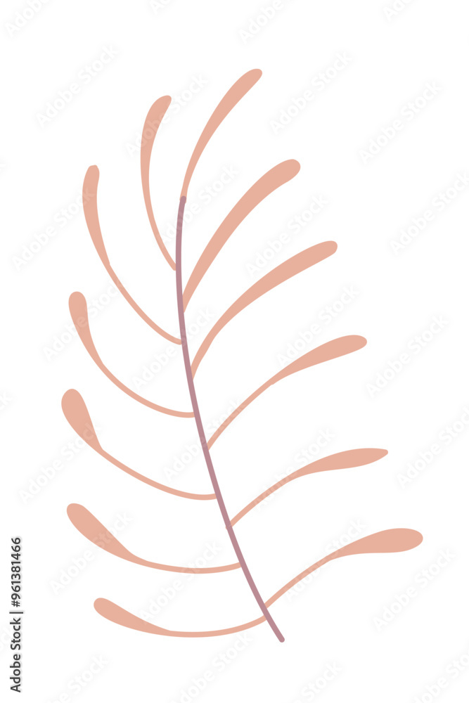 Leaf autumn plant natural seasons pastel illustration drawing painting