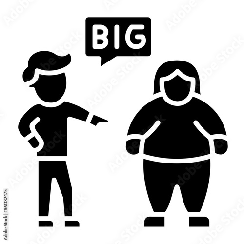 Body Shaming Icon