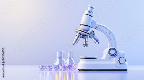 Biotechnology lab equipped with robotic systems for drug discovery and genetic research