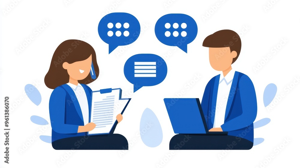 Business People Communication and Collaboration Business People Communication and Collaboration