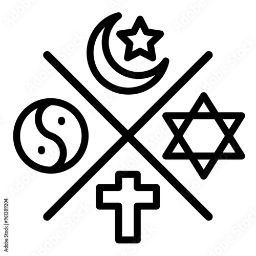 Religious Intolerance Icon