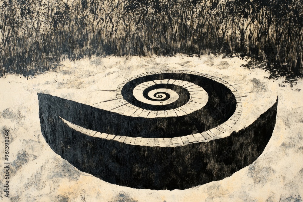 The Spiral of Time, Sundial The Spiral of Time, Sundial