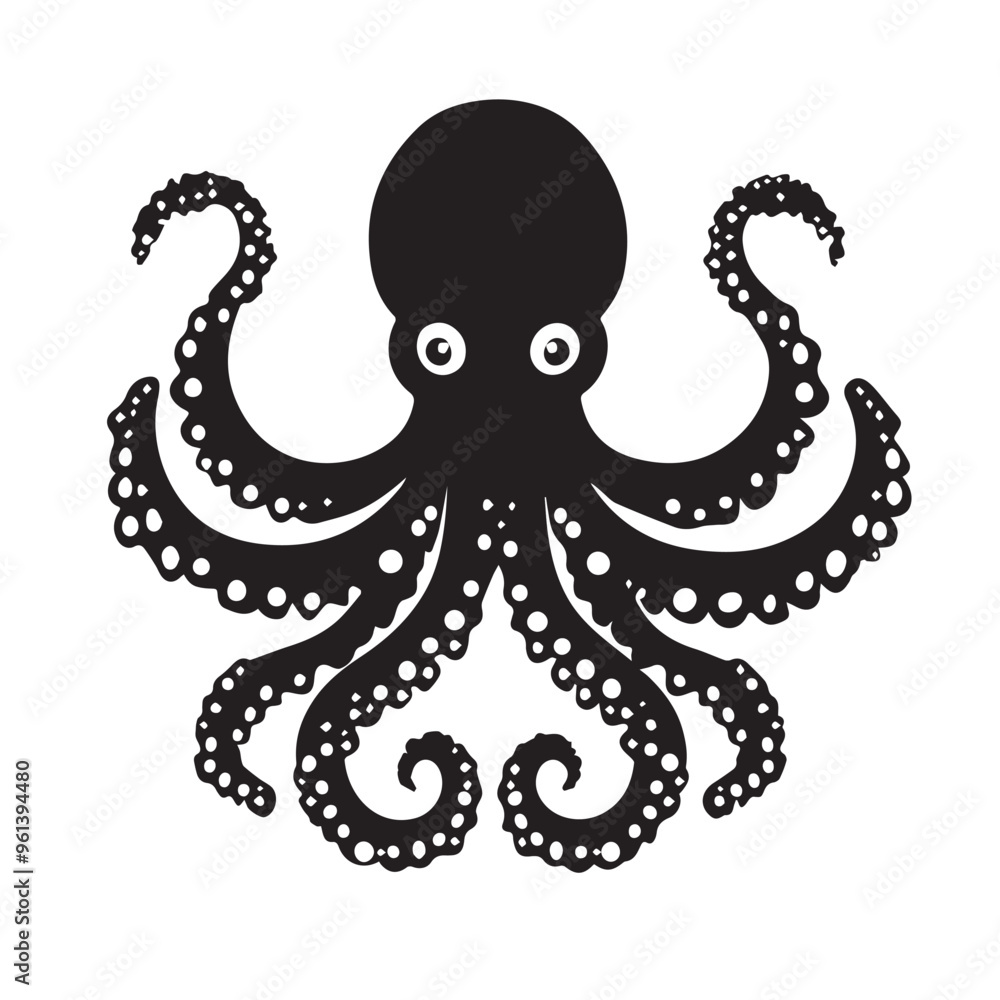 Octopus in cartoon, doodle style . Image for t-shirt, web, mobile apps and ui. Isolated 2d vector illustration in logo, icon, sketch style, Eps 10, black and white. AI Generative Octopus in cartoon, doodle style . Image for t-shirt, web, mobile apps and ui. Isolated 2d vector illustration in logo, icon, sketch style, Eps 10, black and white. AI Generative