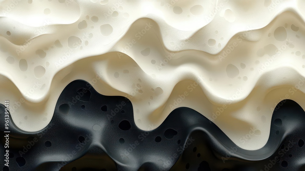 abstract cow print pattern black and white organic shapes on pastel background playful modern twist on classic bovine markings smooth gradients and sharp contrasts for dynamic visual effect abstract cow print pattern black and white organic shapes on pastel background playful modern twist on classic bovine markings smooth gradients and sharp contrasts for dynamic visual effect
