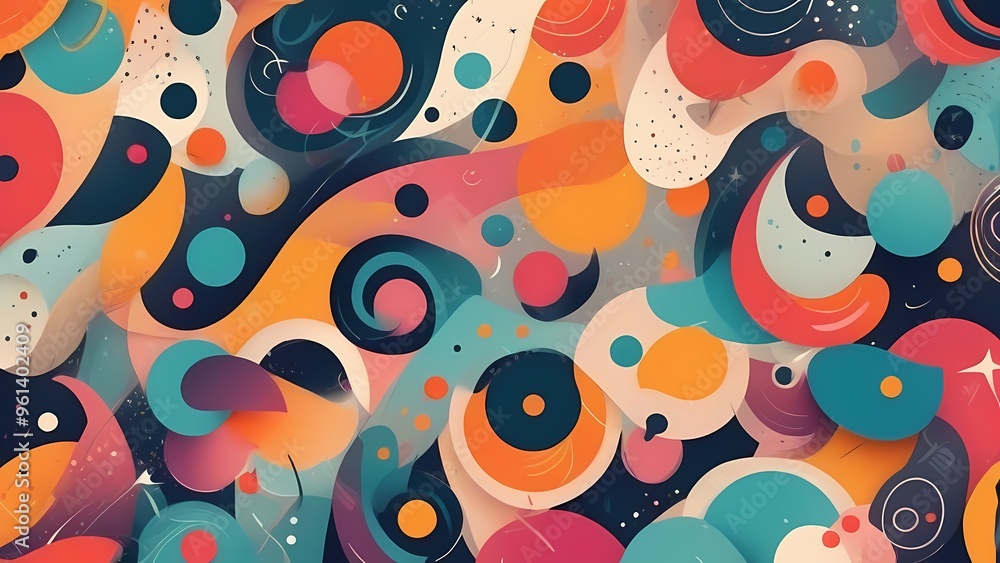 seamless pattern with circles seamless pattern with circles