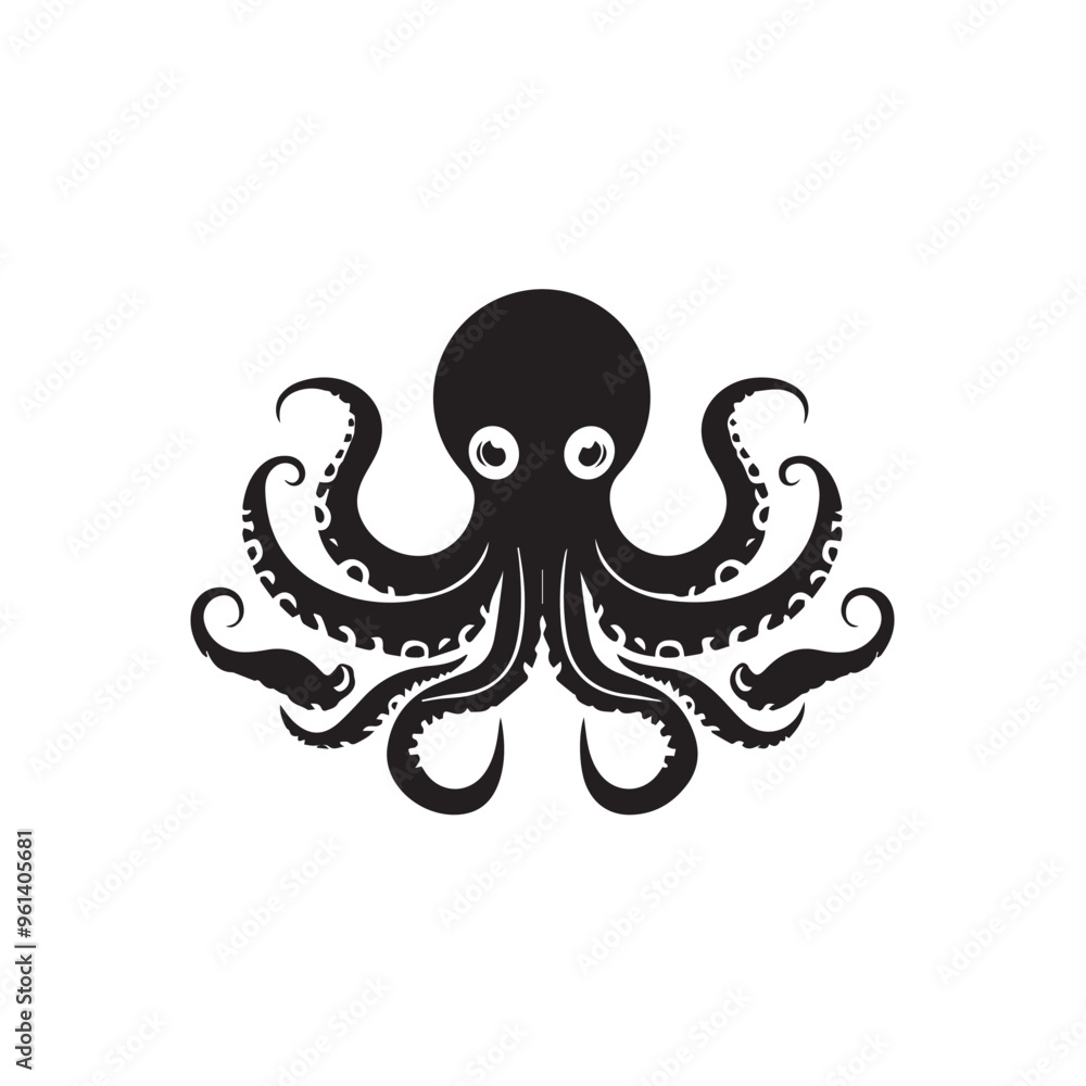 Octopus in cartoon, doodle style . Image for t-shirt, web, mobile apps and ui. Isolated 2d vector illustration in logo, icon, sketch style, Eps 10, black and white. AI Generative Octopus in cartoon, doodle style . Image for t-shirt, web, mobile apps and ui. Isolated 2d vector illustration in logo, icon, sketch style, Eps 10, black and white. AI Generative