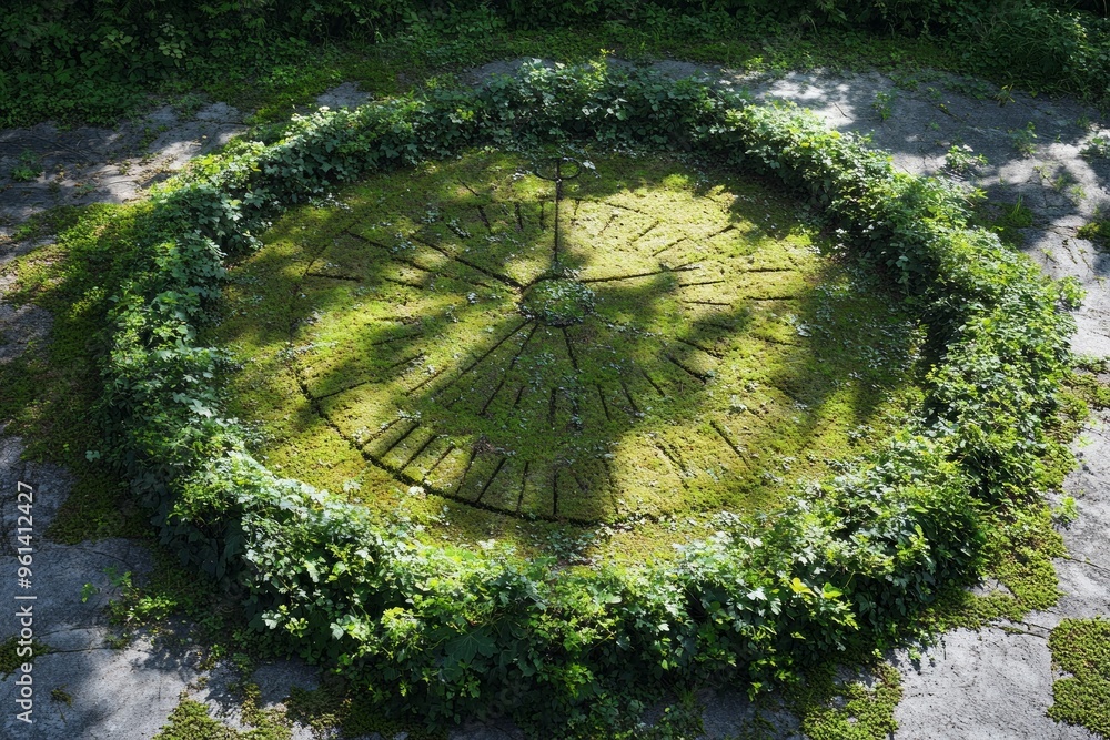 Fototapeta premium Time Garden, Sundial