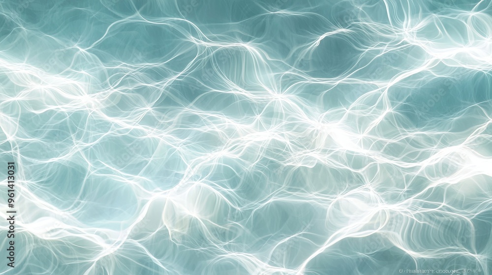 Abstract Teal and White Swirling Lines Background Abstract Teal and White Swirling Lines Background