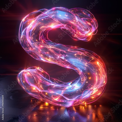 Glowing S Letter