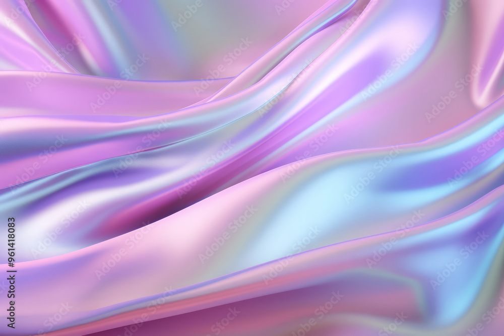 Processed collage of Iridescent fabric trendy cloth holographic texture. Background for banner Processed collage of Iridescent fabric trendy cloth holographic texture. Background for banner