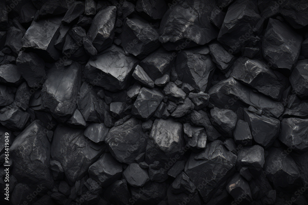 Processed collage of industrial pea coal surface texture. Background for banner, backdrop or texture Processed collage of industrial pea coal surface texture. Background for banner, backdrop or texture