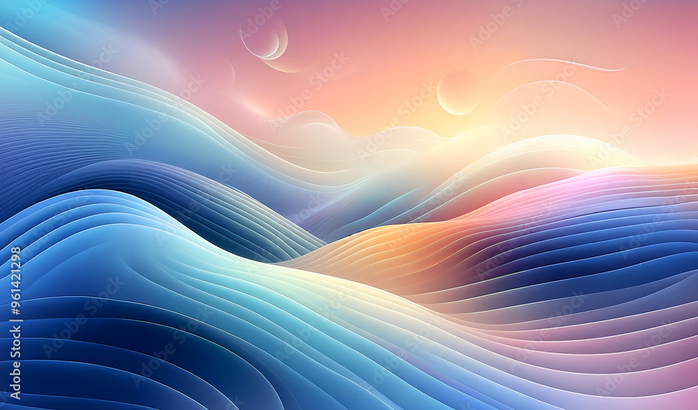 Abstract pastel gradient background Abstract pastel gradient background