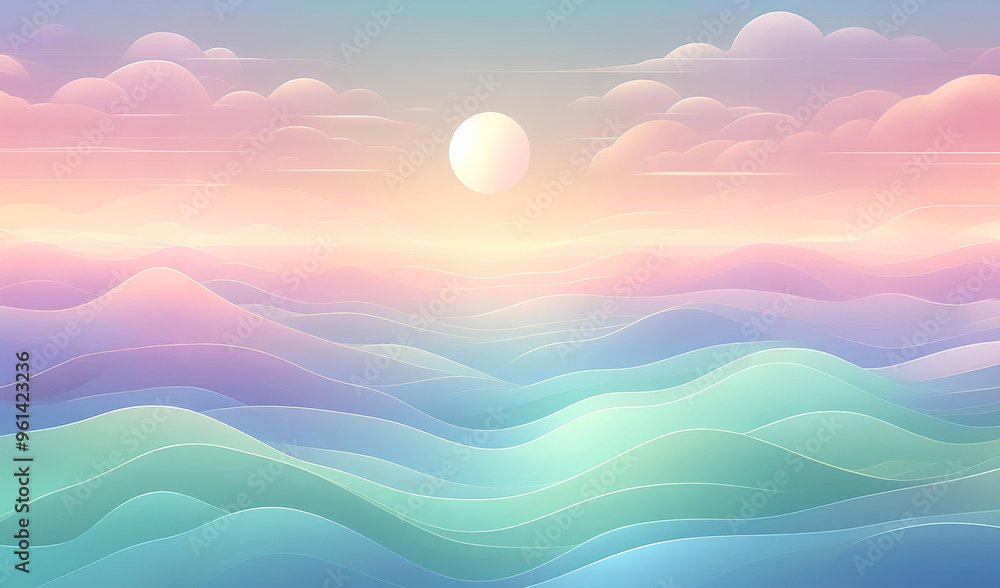 Abstract pastel gradient background Abstract pastel gradient background