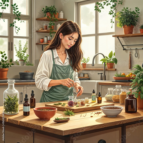 Home Mixing of Natural Remedies