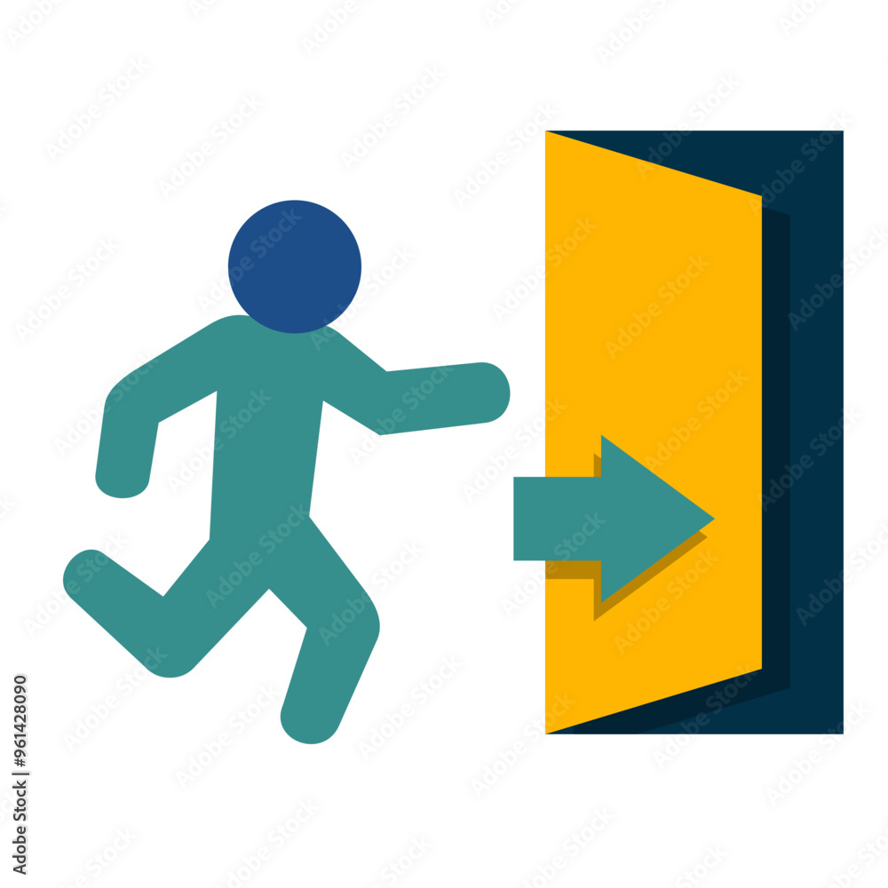 Evacuation Icon Evacuation Icon