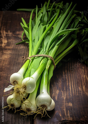 Farm fresh spring onion bunches ready for Market