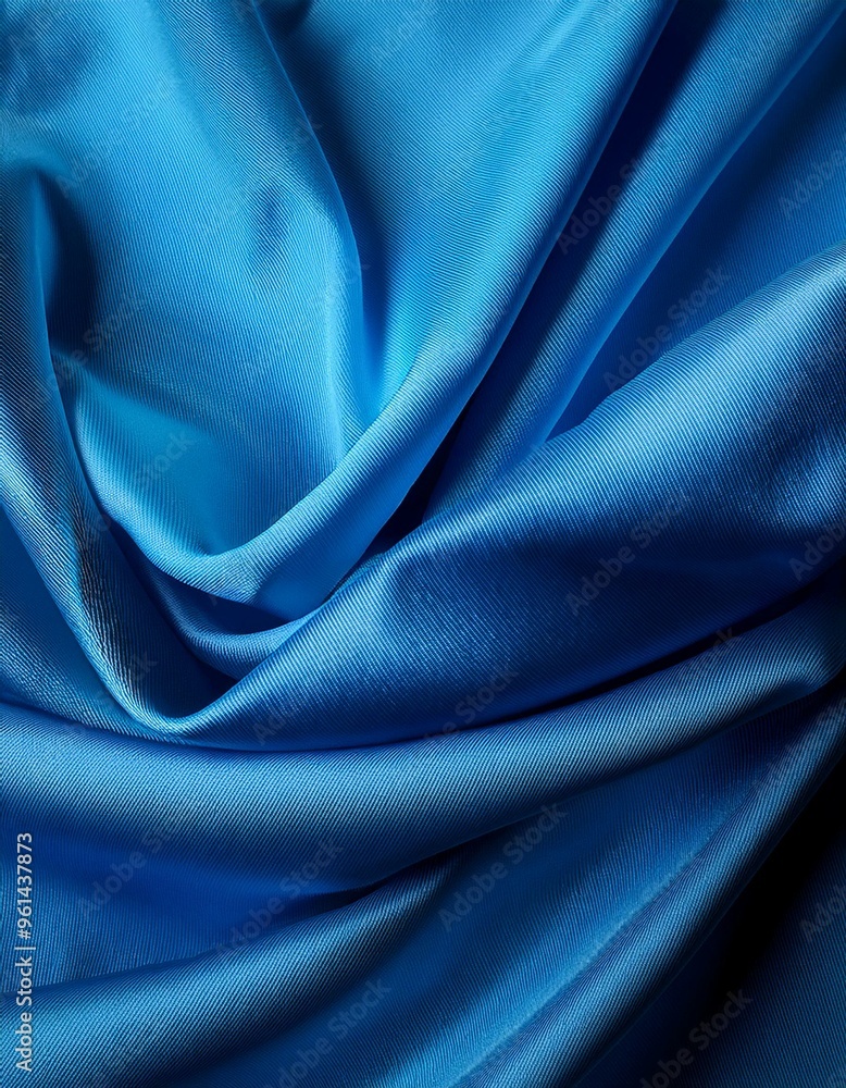 Fototapeta premium blue silk background, velvet, backdrop, pattern, decoration, 