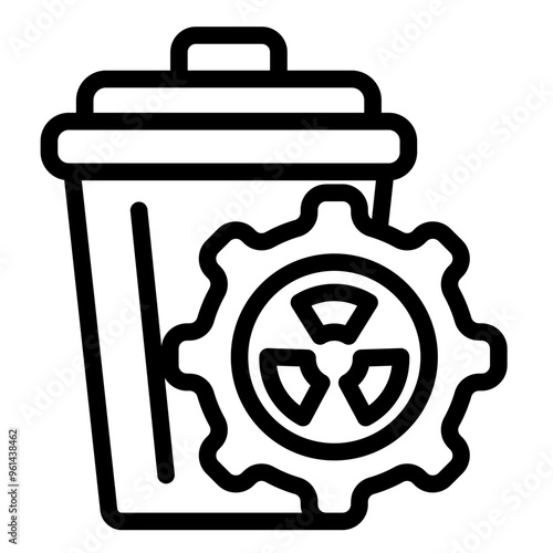 Hazardous Waste Management Icon