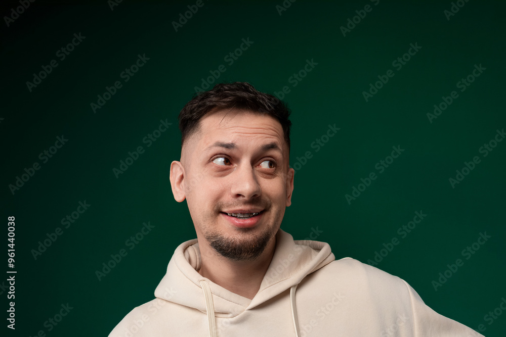 Man in Hoodie Making Funny Face Man in Hoodie Making Funny Face