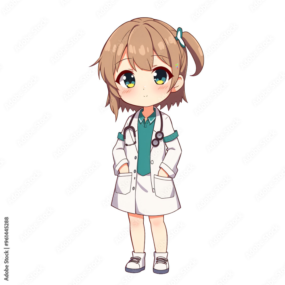 Cute chibi anime transparent white background Cute chibi anime transparent white background