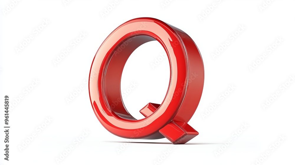 Isolated 3D letter Isolated 3D letter