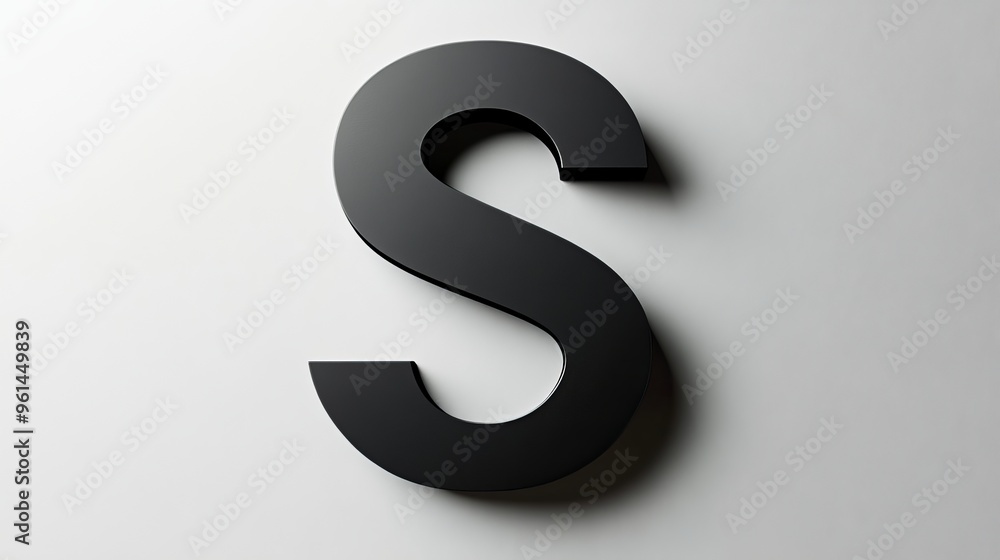 Naklejka premium A separate letter