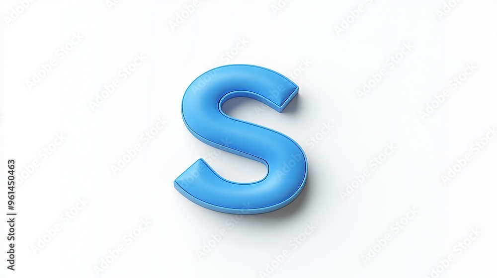 Naklejka premium A 3D letter 