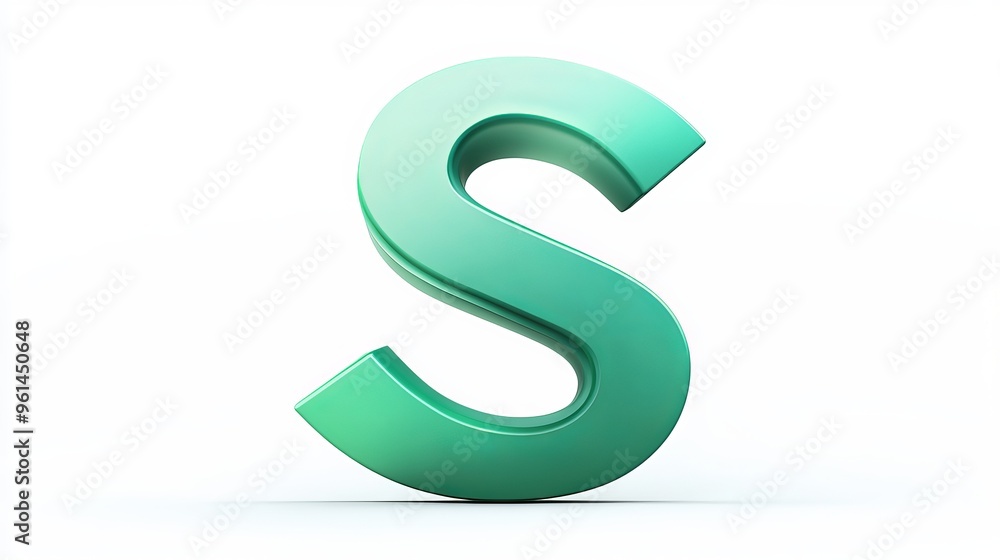A 3D letter A 3D letter