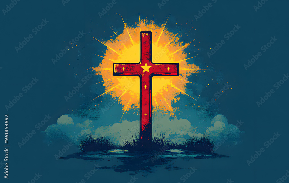 “Cross with the Sun Shining Behind It Symbolizing Hope and Faith”
“Cross with the Sun Shining Behind It Symbolizing Hope and Faith”