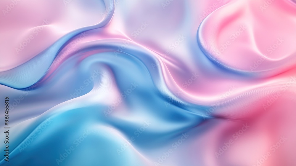 Obraz premium Abstract Swirling Pastel Colors