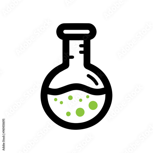 Vector laboratory  flask icon