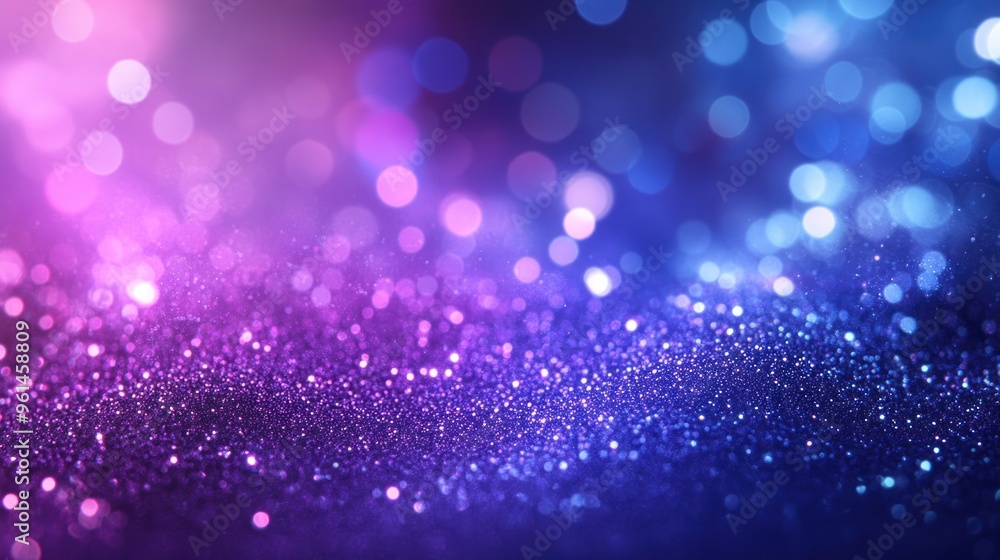 Purple and Blue Glitter Purple and Blue Glitter