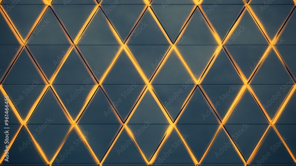 Glowing geometric patterns on a futuristic building facade, architectural glowtime, innovative and bold. Glowing geometric patterns on a futuristic building facade, architectural glowtime, innovative and bold.