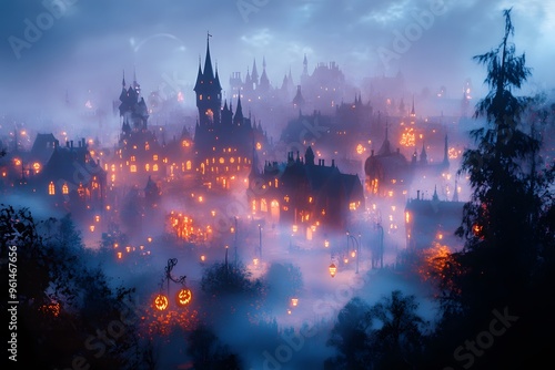 A Mystical Halloween Town