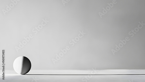 A large expanse of blank space with just a tiny dot or small shape in the corner, emphasizing minimalism