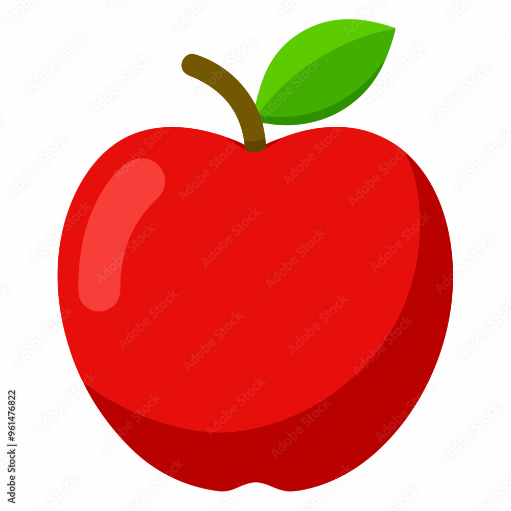 Fototapeta premium Apple vector design on a white background