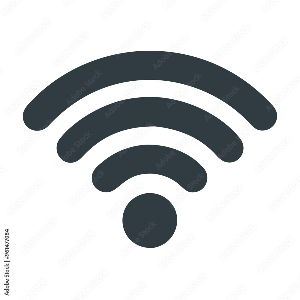 Gray Wi-Fi Icon Gray Wi-Fi Icon