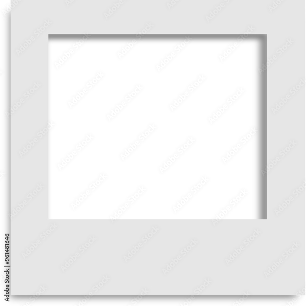 Polaroid Picture Frame, photo template Polaroid Picture Frame, photo template