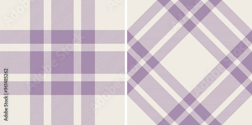 Textile plaid vector of fabric background pattern with a check tartan seamless texture.