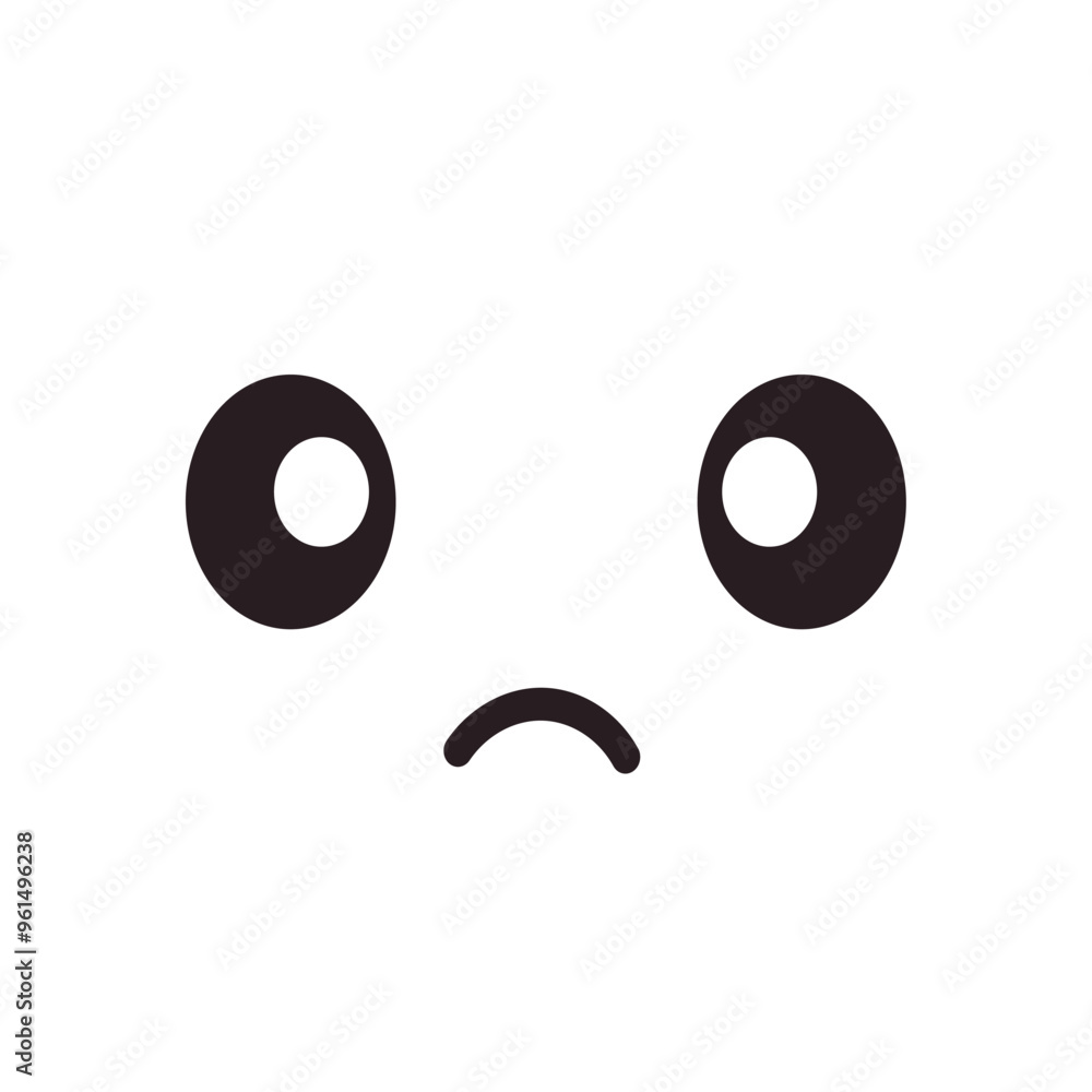 Simple cartoon emoticon flat vector Doodle style. Emotions for design. Happiness, joy and sadness. Laughter and tears. Simple cartoon emoticon flat vector Doodle style. Emotions for design. Happiness, joy and sadness. Laughter and tears.