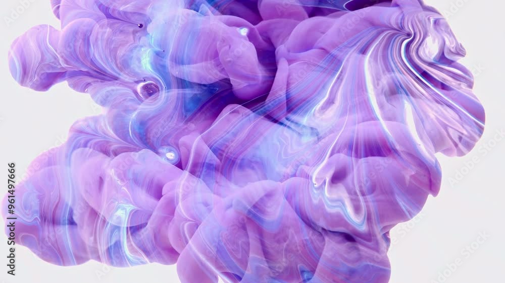 Abstractin color ink white background Abstractin color ink white background