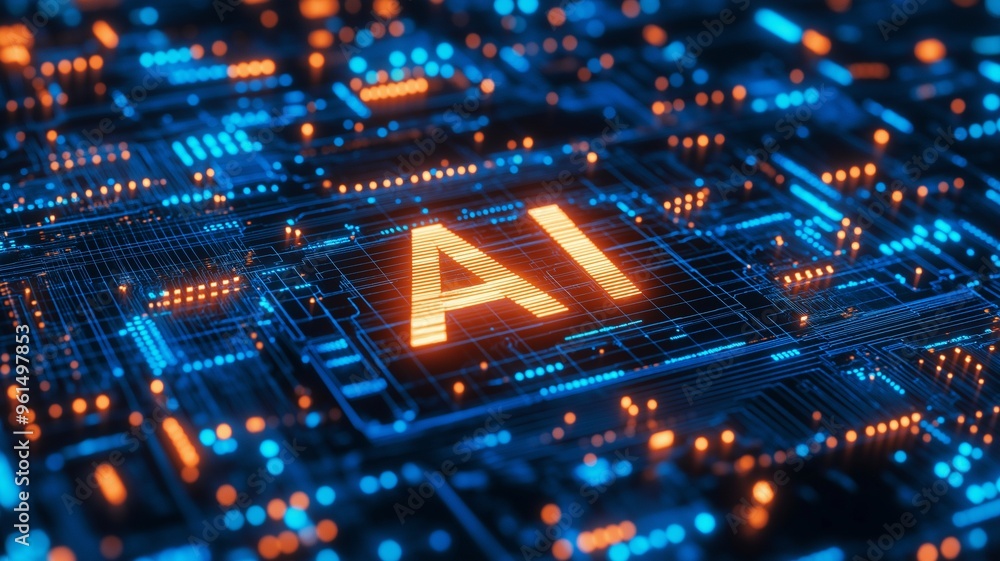 Obraz premium A digital representation of 