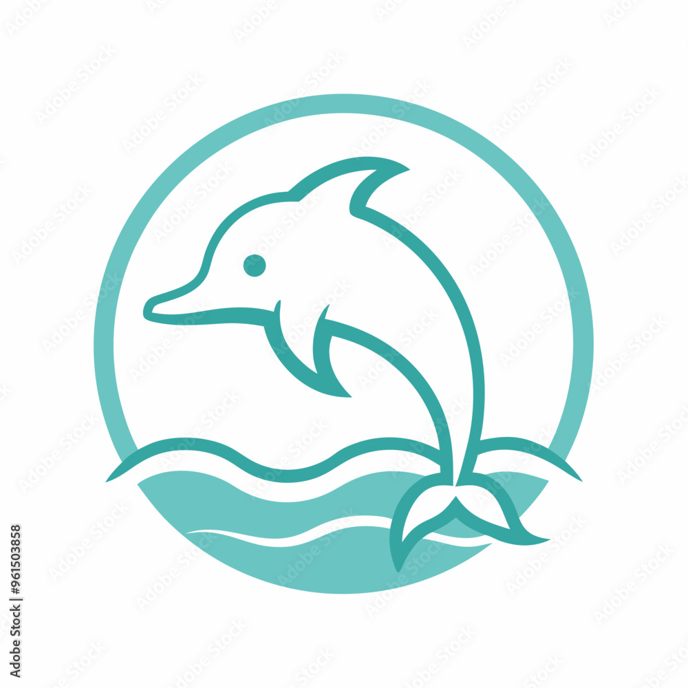 Fototapeta premium Featuring a clean and simple line art logo