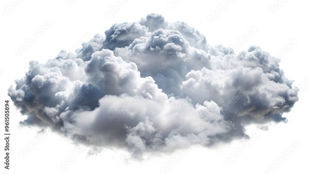 White clouds isolated on white background White clouds isolated on white background