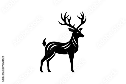 deer silhouette vector