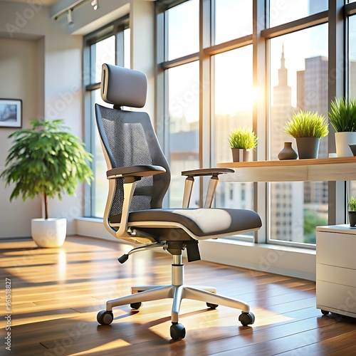 an ergonomic office chair with adjustable features photo