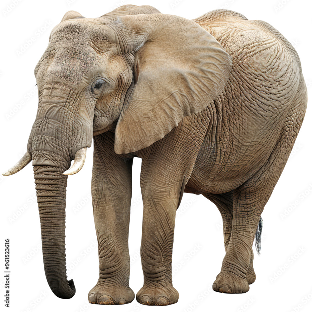 Fototapeta premium elephant isolated on white